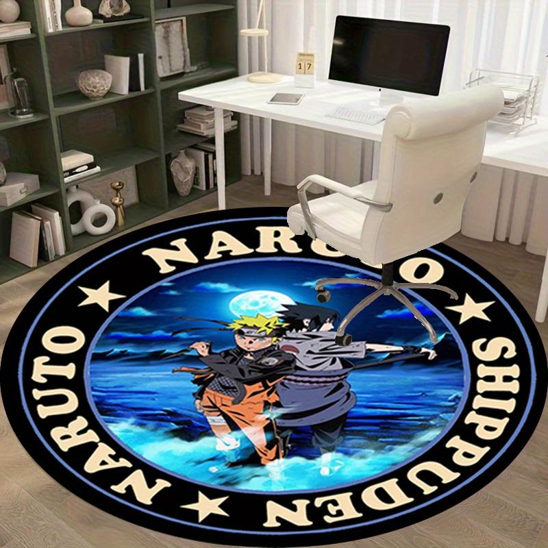 1pc Naruto Shippuden Anime Theme Circular Rug - Home Decor, Office Round Mat, Outdoor Carpet Gift for FansRC2768
