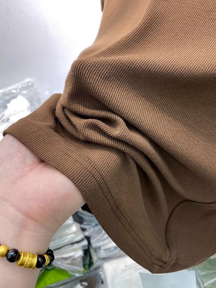 Tricou slim fit cu guler rotund pentru femei 2024 – elastic, cu fir și versatil pentru vară