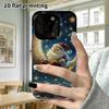Phone Case: 2D Flat Design Suitable for iPhone 18, 17, 16, 15, 14, 13 Pro Film Protective Case, Couple Style, with Crescent Moon, Christmas and Hallow