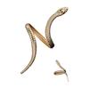Exaggerated snake design bracelet jewelry snake opening adjustable ring set women