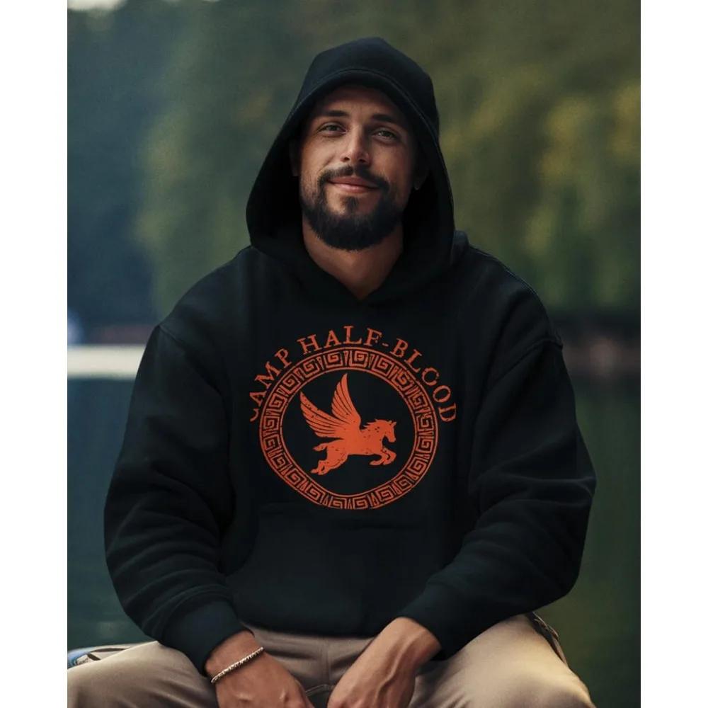 Bluza z kapturem Camp Half Blood Bluza Percy Jackson Męska Damska Codzienna Odzież Casualowa Kreatywna Odzież Uliczna Okrągły dekolt Gorąca Wyprzedaż Topy