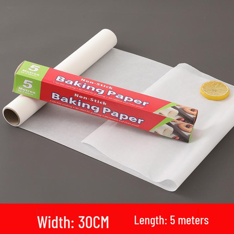 Double-Sided High-Temperature Food Grade Silicone Oil Baking Paper for Oven, Barbecue, and Grilling.