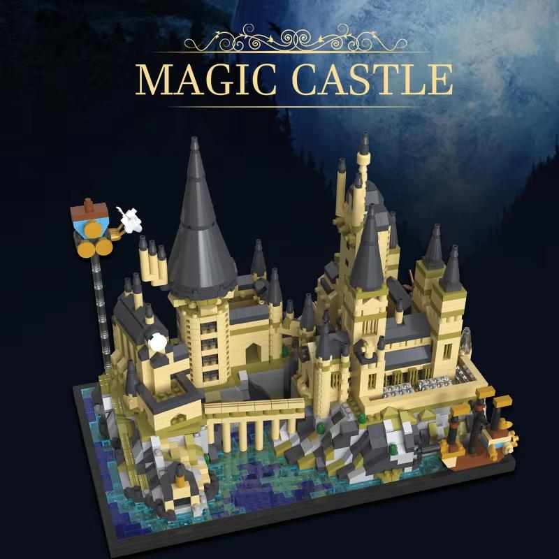 1560 Pieces, Creative Magic Academy Building Blocks, Exercise Hands-On Ability, Abs Material, Suitable for Home, Office Desk Decoration