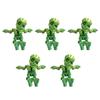 5Pcs/Set Human Skeleton Ornament Mini Halloween Skeleton Figurine with Movable Joints Poseable Articulated Skeleton Decoration