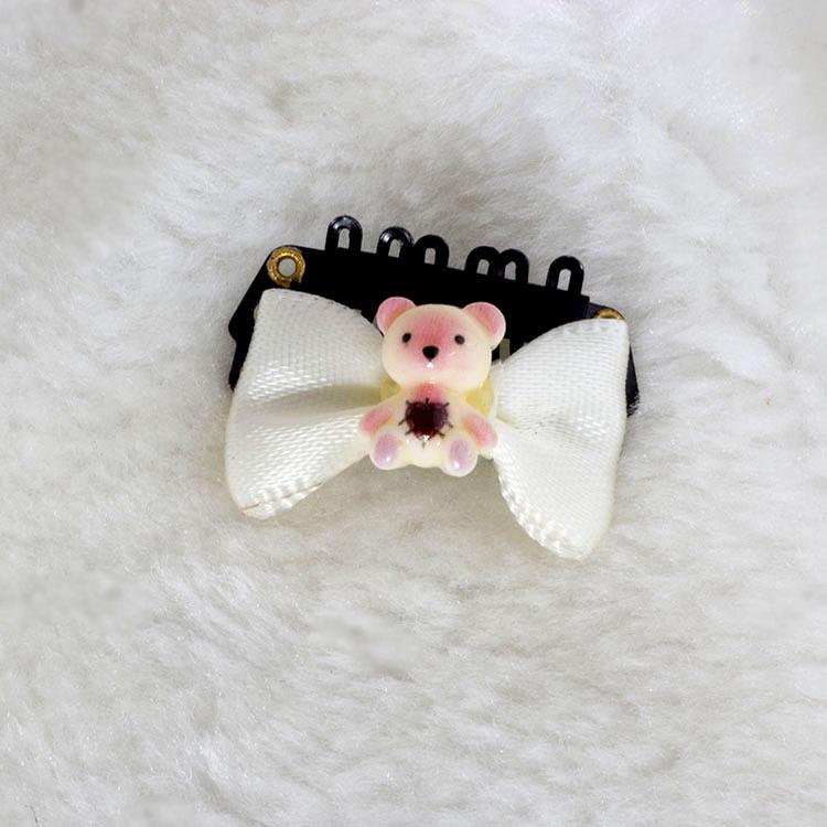 Bowknot Hair Clip for Yorkie, Maltese, Bichon & Pets
