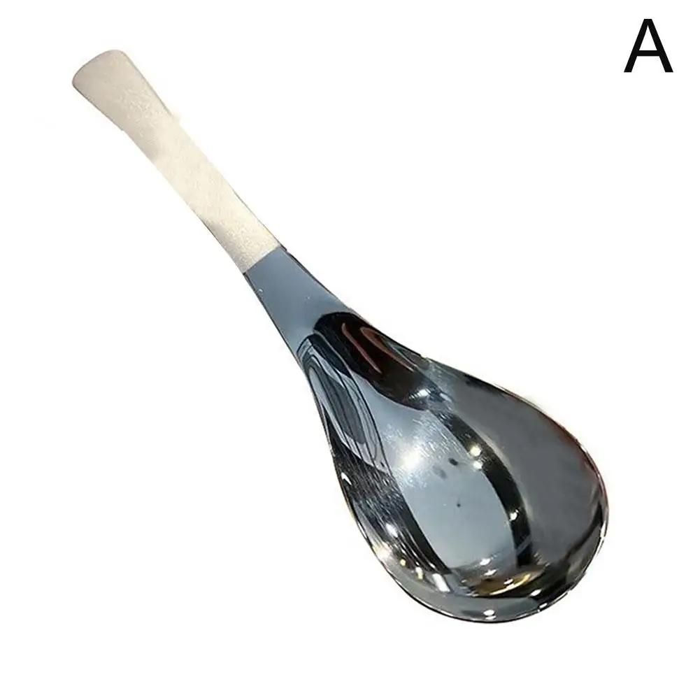 Korean Stainless Steel Thickening Spoon Creative Long Handle Hotel Hot Pot Spoon Soup Ladle Home Kitchen Essential Tools