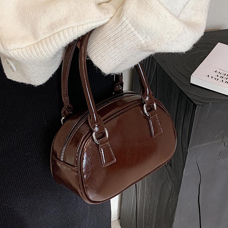 High-End Texture Retro Small Bag   Women's Bag Autumn and Winter Popular Popular Messenger Bag Portable Square Sling Bags
