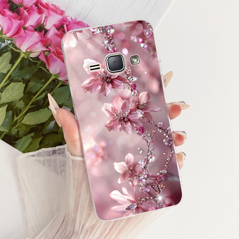 Clear For Samsung J1 2016 Case Cover Cute Cat Fashion Butterfly Funny Painted Casing For Samsung Galaxy J1 2016 SM-J120F