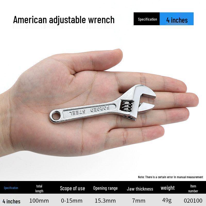 Universal Adjustable 4" & 6" Mini Multi-Function Plumbing Wrench Tool