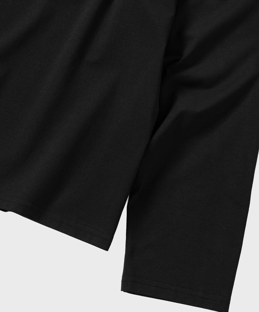 NONBLANK Reporter Cotton Crop Ls T-Shirt_Black