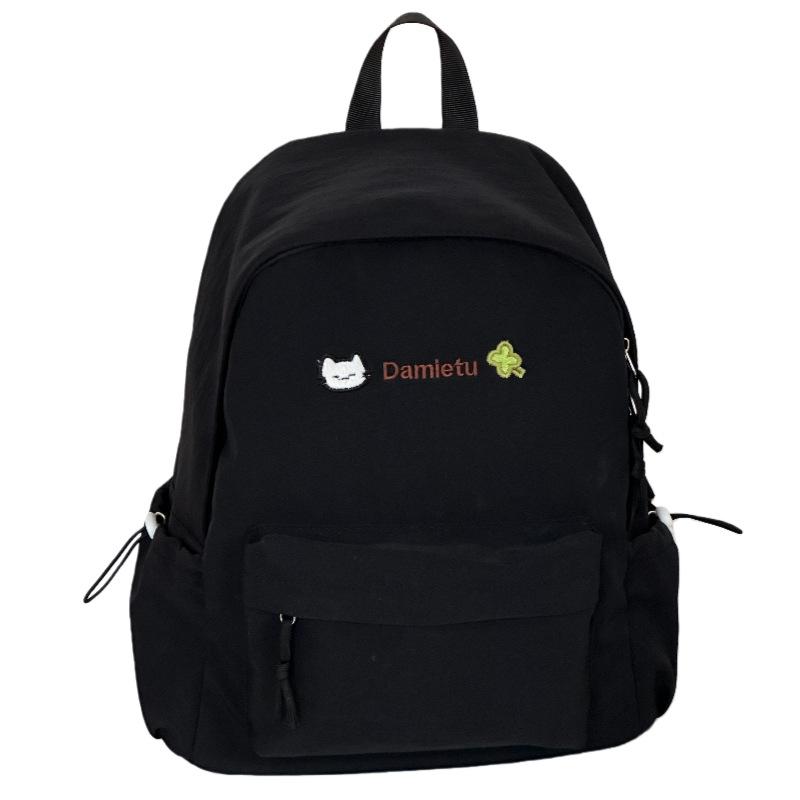 Schoolbag Japanese ins small fresh casual schoolbag female high school student college student cute backpack high value lightweight backpack