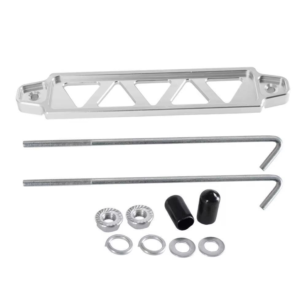 Universal Batterie Tie Down Halterung für Subaru Befestigen Klammer Aluminium Bars für Honda Civic EK EG Batterie Halter Unten