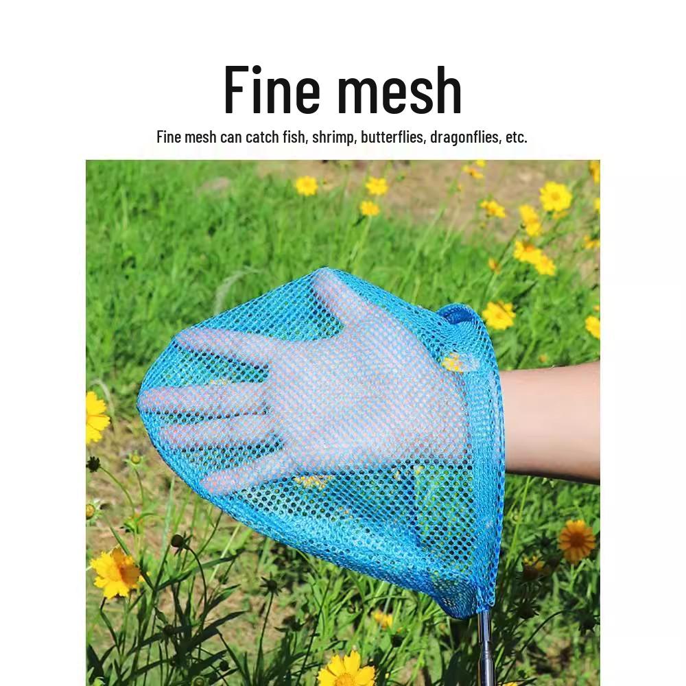 Children's Colorful Telescopic Fish & Insect Net - Lightweight Outdoor Butterfly Scooping Tool