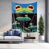 Frog and Night Starry Sky Theme Decorative Hanging Cloth  Creative Home Wall Decoration Tapestry