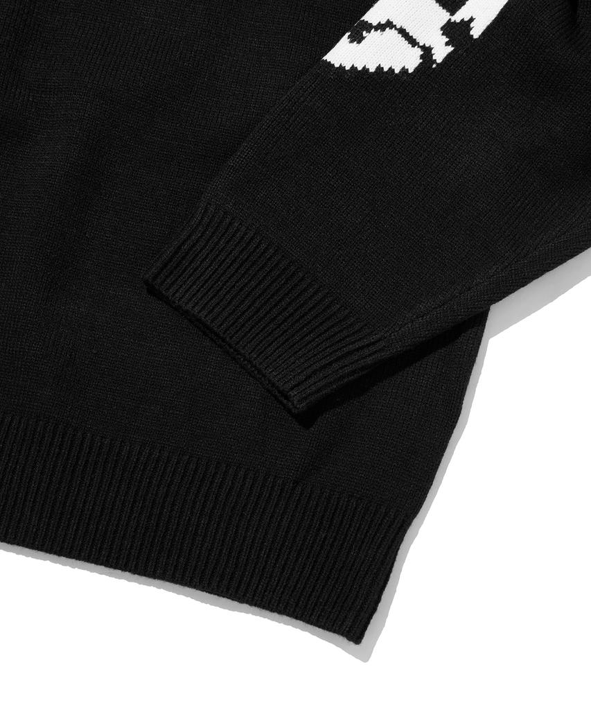 Seuweideu Elbow Skull Knit [Black]