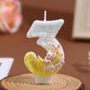 Moon Cat Cake Digital Candle Topper for Children's Birthday Party