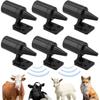 Paquete de 6 silbato ultrasónico anti caza, silbato anti caza para coche, repelente jabalí, Ultrasonido Efectivo para Animales de Carretera