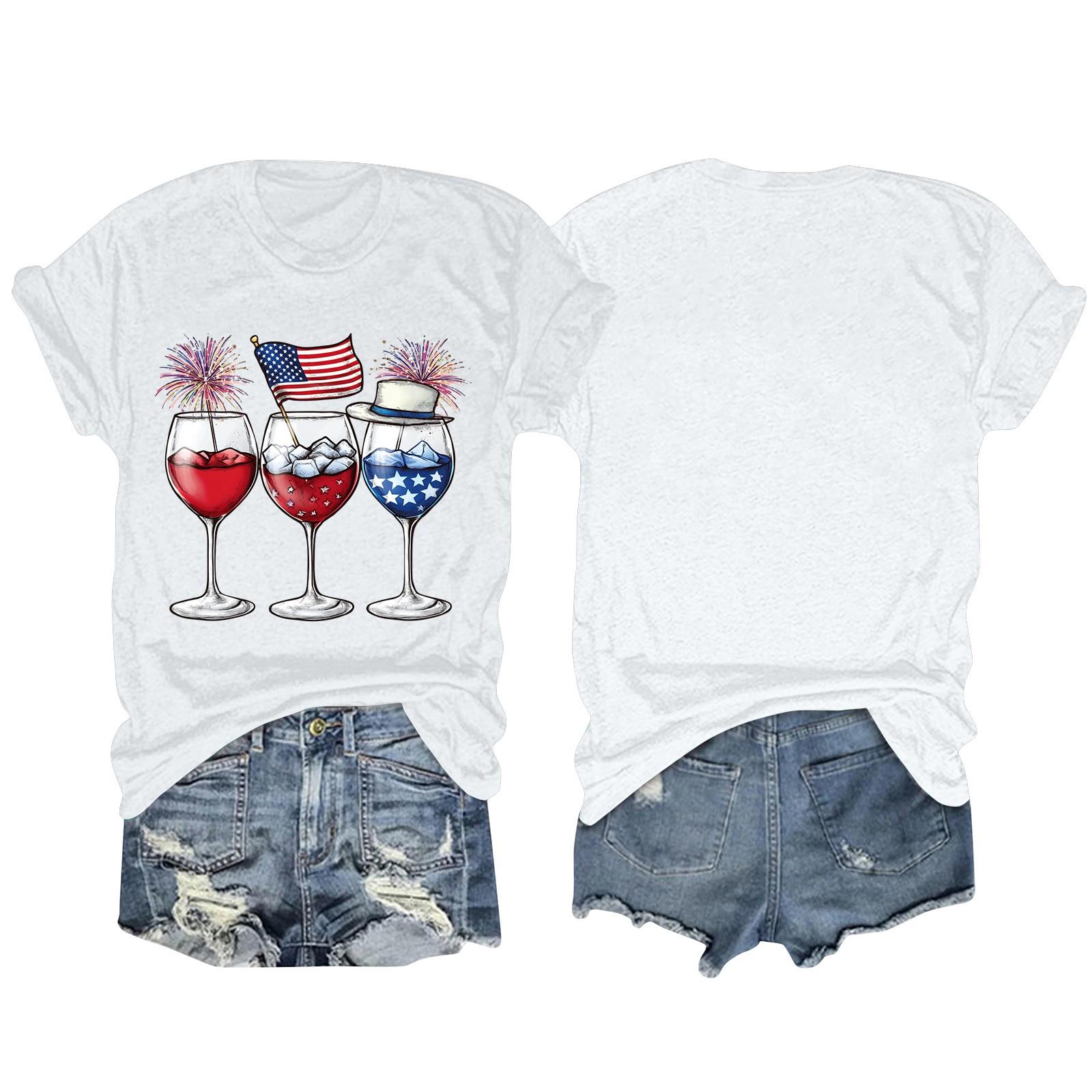 

Жіноча мода великого розміру вінтажний топ з принтом LA, повсякденний, з коротким рукавом XXL