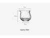 High Borosilicate Heat-Resistant Glass Tea Dispenser, Large Capacity Golden Cicada Fair Cup