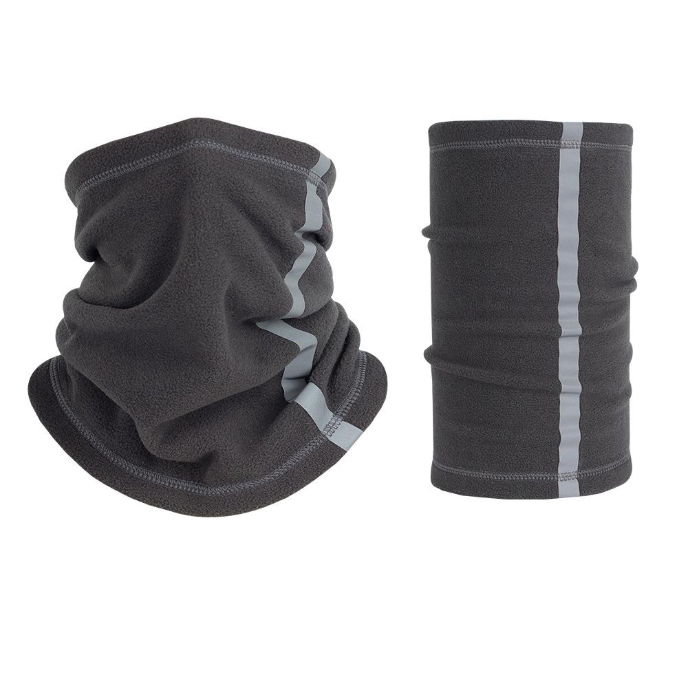 Scaldacollo Riflettente Sciarpa Multi Stagione Autunno Inverno Foulard Uomo Sci Copricollo Maschera Calda Regolabile Pile Polare Ciclismo
