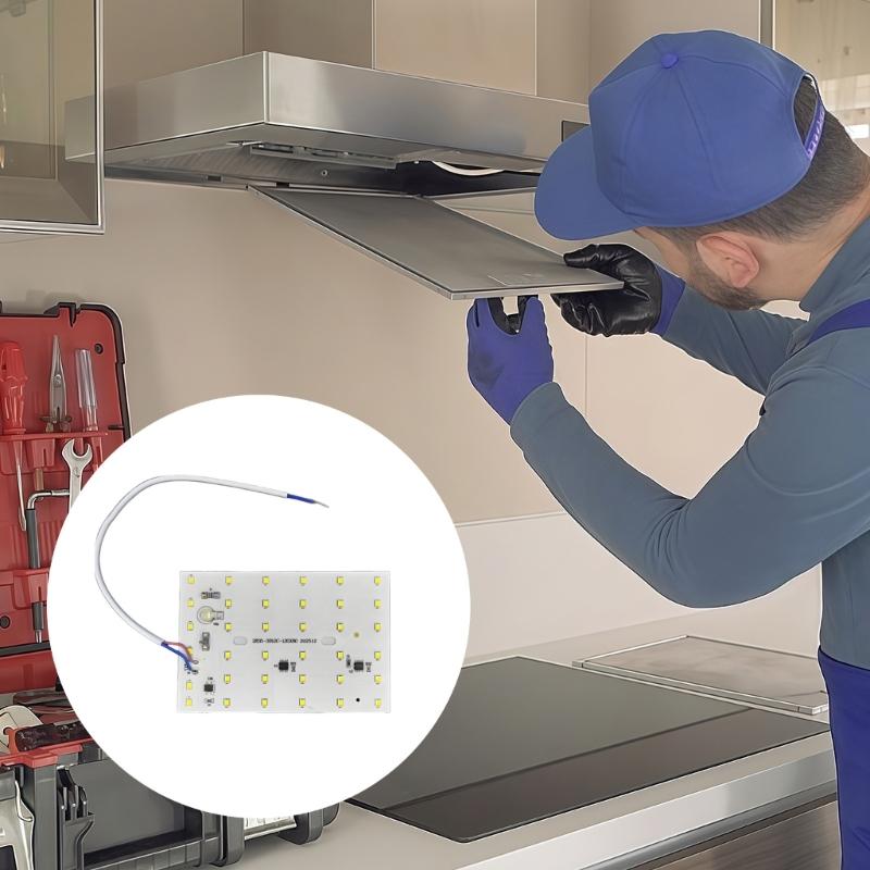 Professional Light Panel 6500K 220V 9W/20W Lighting Light Board Replacement For Integrated Stove Range Hood Accessories