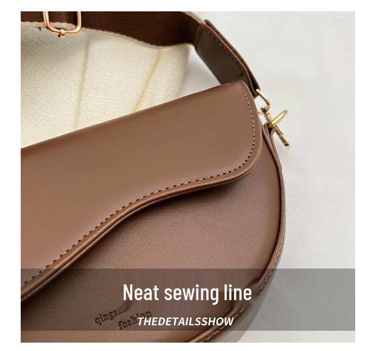2024 Vielseitige Mode-Satteltasche für Damen, Crossbody und Schultertasche