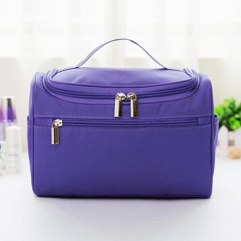 Large Capacity Travel Cosmetic Bag Women Waterproof Makeup Organizer Portable Toiletry Bag with Hook Multi Layer Storage