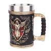 Collection de Tasses Crâne Insert Acier Inoxydable Résine Bière Danegeld Tankard Café Bière Tasses Tasse Halloween Cadeau Amis