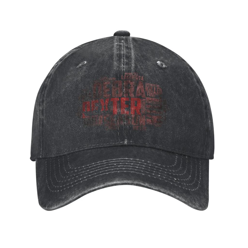 I Love Dexter Morgan Unisex Women Baseball Caps  Distressed Denim Washed Caps  Vintage Outdoor Adjustable Fit Snapback