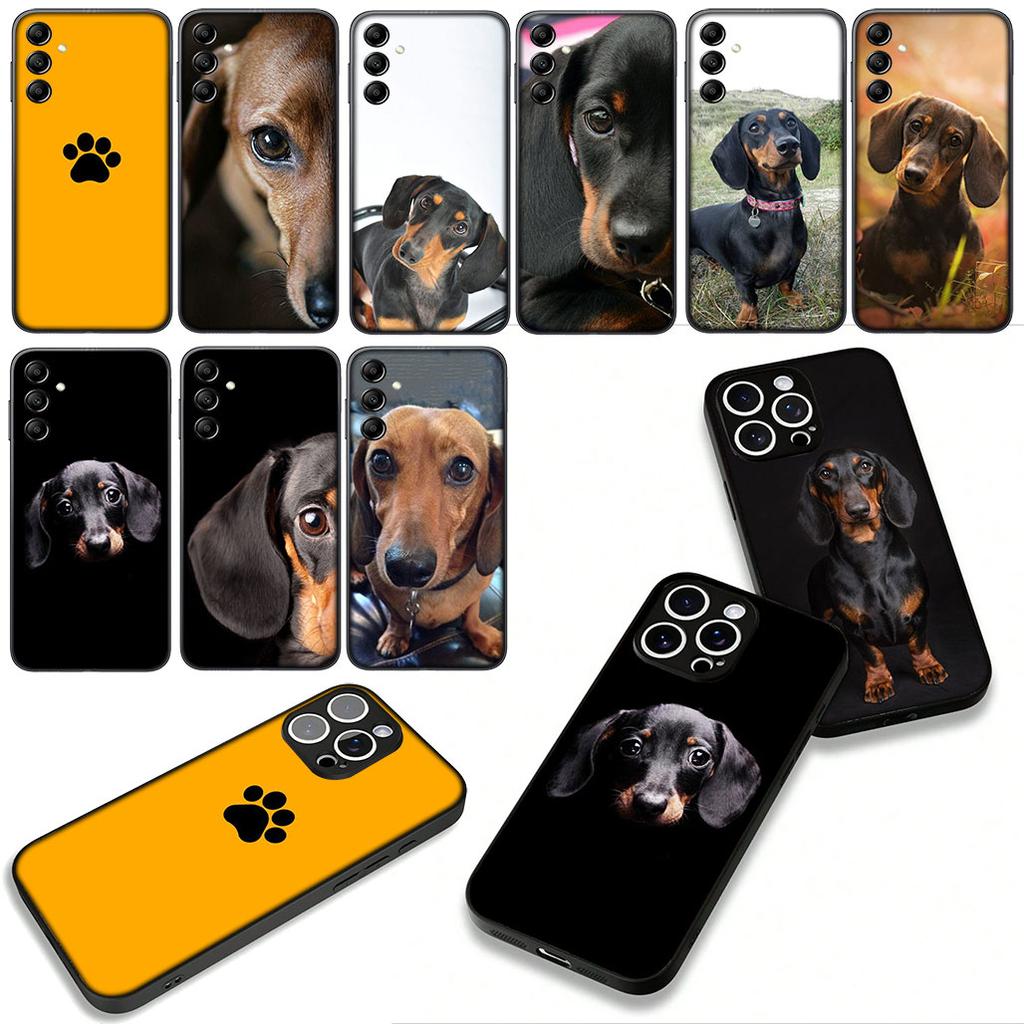 Handyhülle Haustier Hund Niedlicher Dackel Hülle für OPPO A54 A40 A60 A80 A18 A16 A17 A38 A78 A79 A57 A55 A96 A15 A12 Case