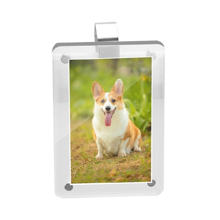 Detachable Car Visors Photo Organizer With Strong Magnets No Residues Installation Shatterproof Acrylic For 2x4 Pictures