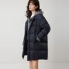 ELLE French Style Casual Loose Basic Versatile Long Sleeve Hooded Warm Puffer Jacket Women Outerwear EY53372