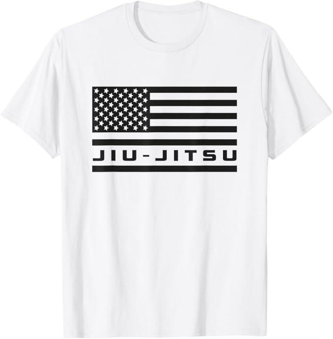 American Flag Jiu Jitsu Apparel - Jiu Jitsu T-Shirt S