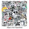 50 Little Raccoon Trendy Graffiti Stickers for Luggage, Laptop, or Car Decoration