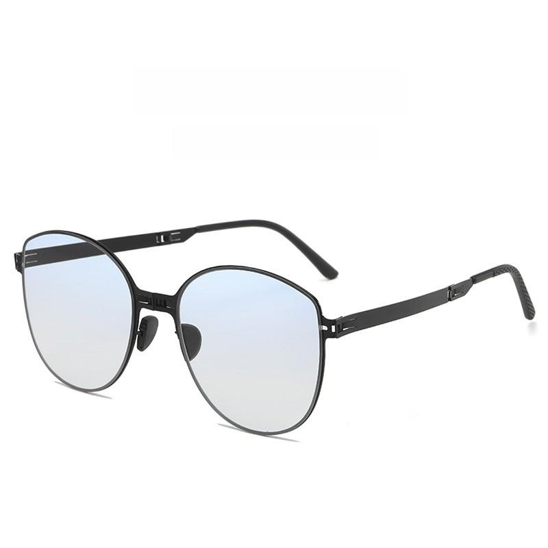 Fashion Oversized Foldable Sunglasses With Uv400 Protection For Travel And Outdoor Activities