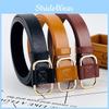 Girl Leather Belt Minimalist Decorative No Hole Adjustment Design Elegant Modern