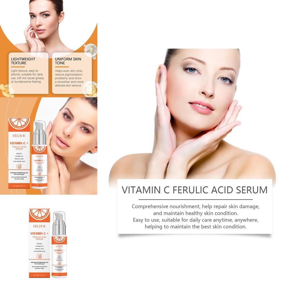 Eelhoe Vitamin C Facial Serum Hydrating Nourishing Pore Refining Radiance Elixir 50ml