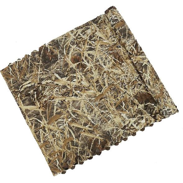 AUSCAMOTEK 300D Durable Camo Netting for Duck Hunting Blinds Brown 5ft×10ft/5ft×13ft/5ft×20ft