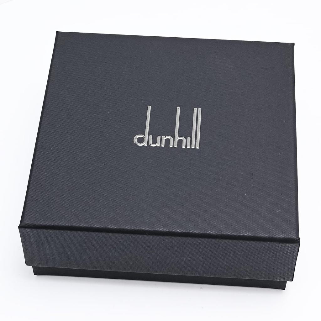 Dunhill 3cm Wide Reversible Grained Leather Belt with Round Roller Black and Stringer System UK Men's Buckle, Navy, Compatible, DU24F4T22PO001,