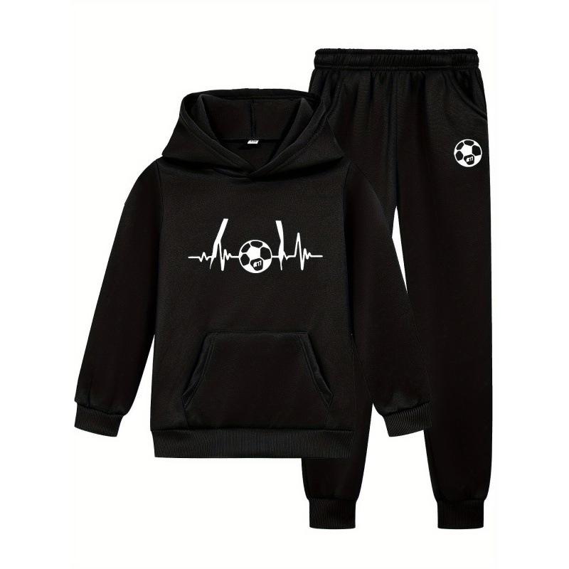Couple's outfit solid color printed hoodie sports loose hoodie can be used as a logo, European and American casual sweatshirt