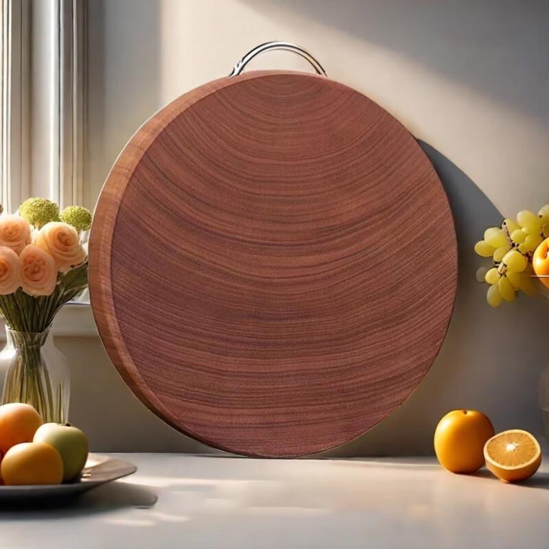 

Lijia Автентична Кругла Обробна Дошка з Залізного Дерева 24 cm Diameter, 4 cm Thickness