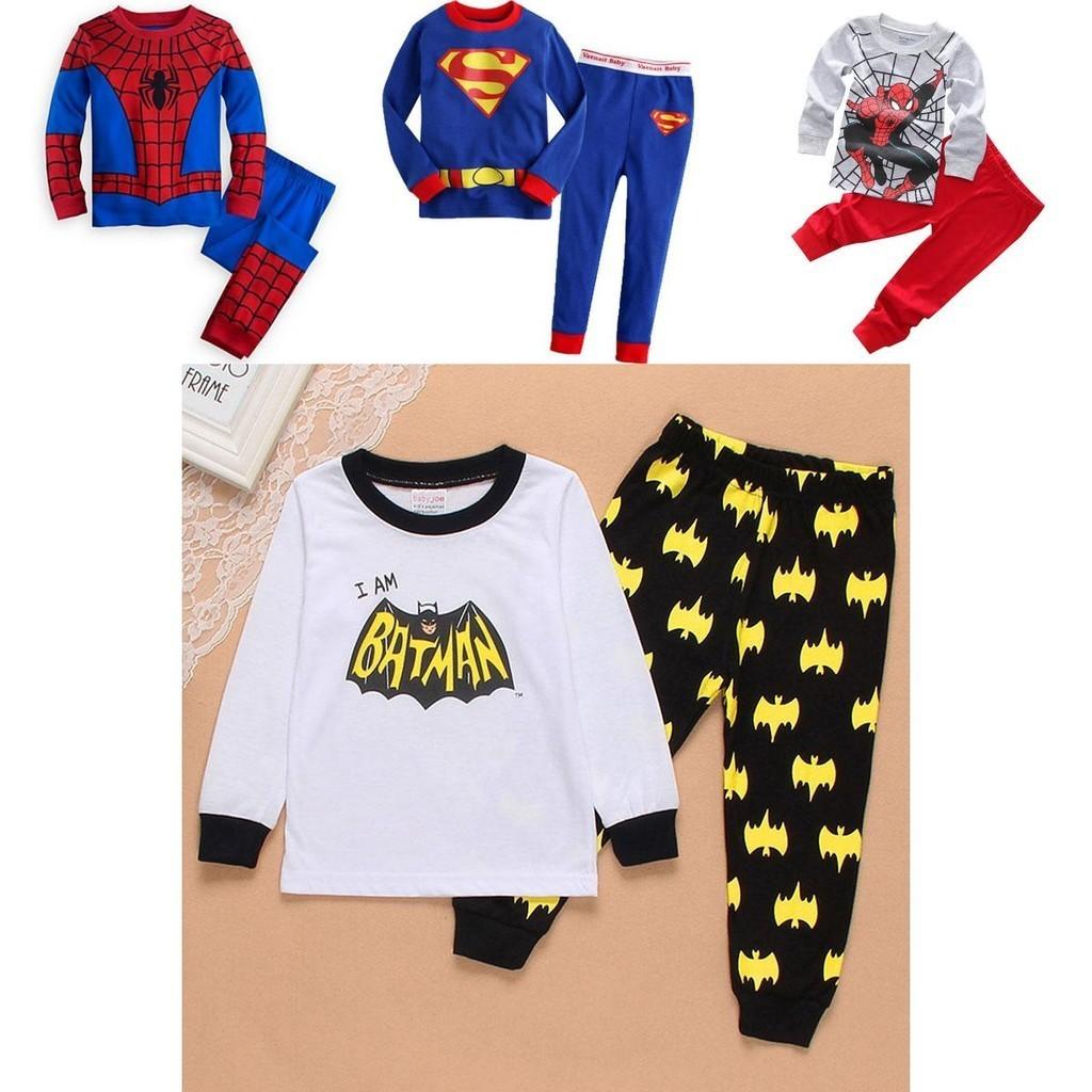 Luxurious Kids Superhero Spiderman Costume Set Baby Boy Girl Toddler Fancy Dress Outfits