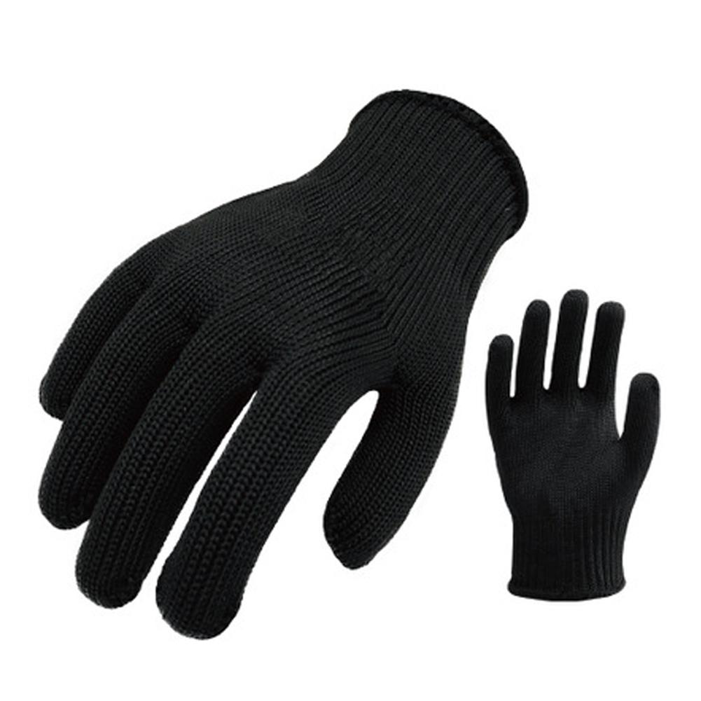 1 Stück Schnittschutzhandschuhe aus HPPE der Stufe 5, schnittfeste Handschuhe, schnittfest, stichfest, Edelstahldraht, Metallgeflecht, Küchen- und Metzger-Sicherheitshandschuh