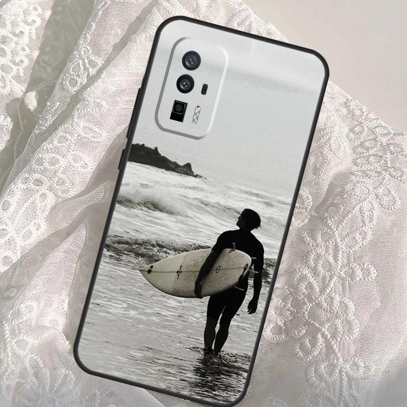 Surfer Surf Hang Loose Shaka Case For Xiaomi 14T 11T 12T 13T Pro 13 14 Ultra POCO X6 Pro M6 X3 X5 M5s F3 F5 F6 Cover