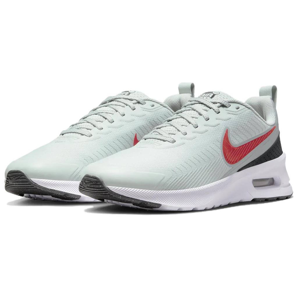 New Nike Air Max Nuaxis Light Silver Light Pumice White Picante Red FD4329-006