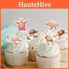 Turtle Birthday Cake Embellishments With Paper Inserts For Festive Celebrations