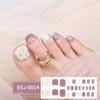 Gel Toenail Stickers Gel Manicure Stickers 3D Phototherapy Nails Semi-cured Toenail Stickers