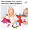Magnetic Dinosaur Puzzle Wooden Toy For Kids Early Education Thinking Cognitive