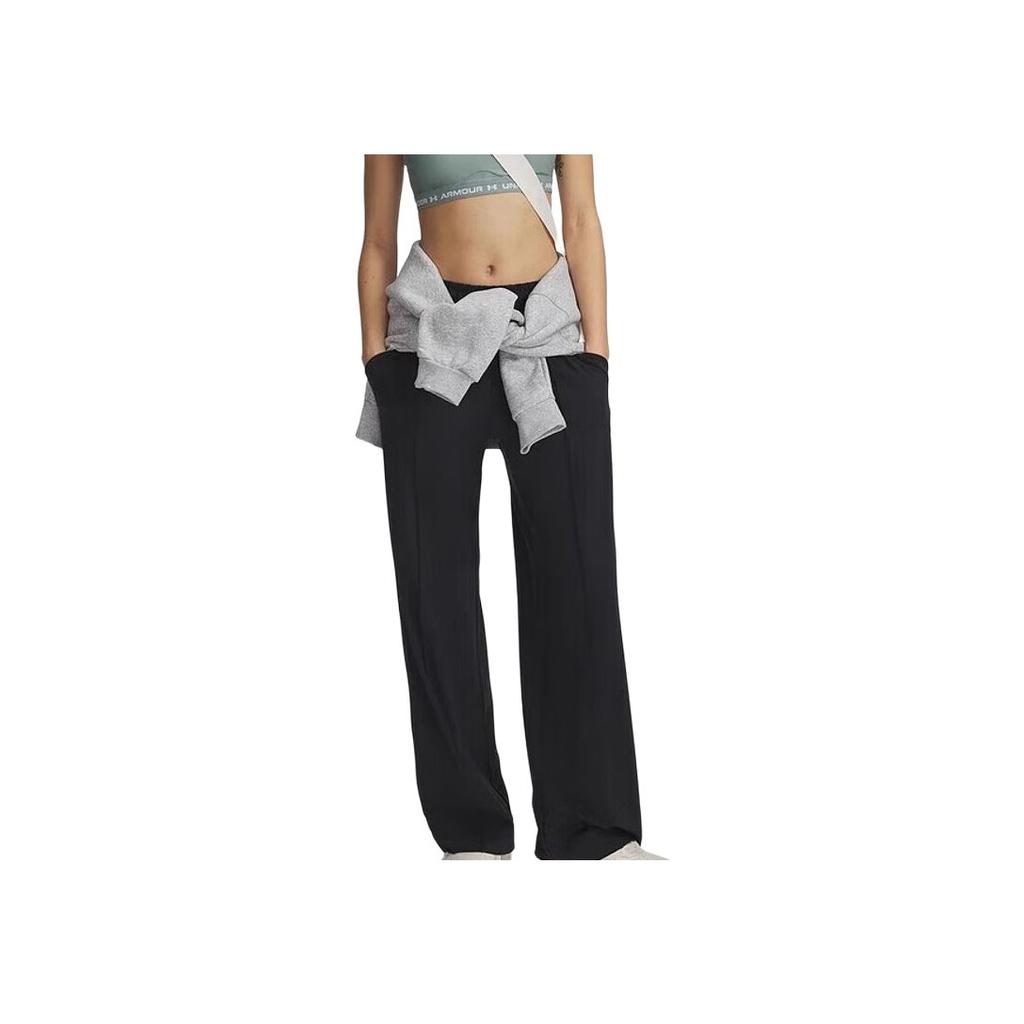 Under Armour Meridian Loose Moisture-Wicking Comfortable Quick-Dry Casual Pants Women Bottoms Black 6000554-001