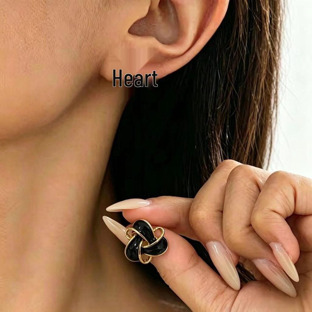 Trendy Multicolor Flower Drop Earrings for Women – Elegant & Slimming European/American Style